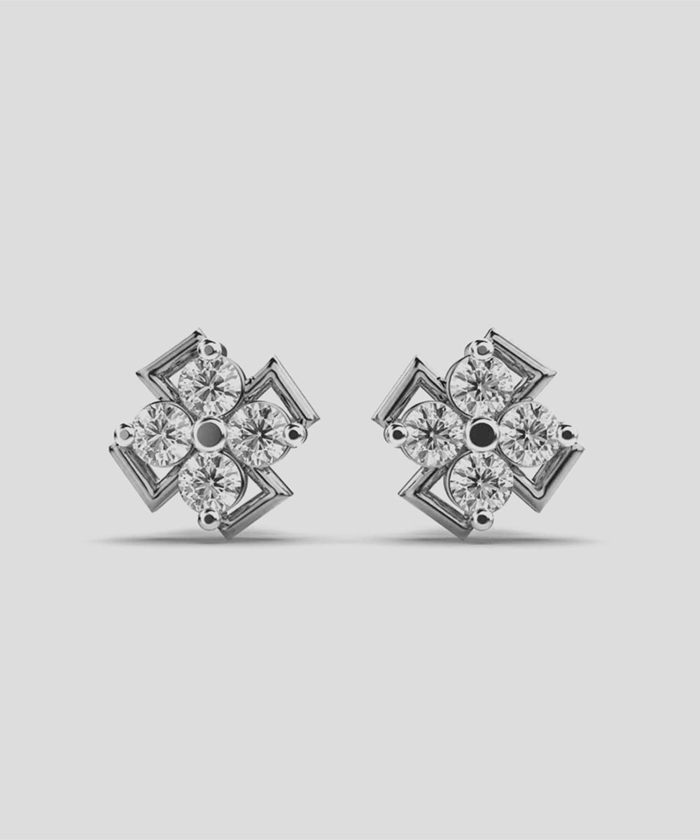 Solitaire Earrings For Women