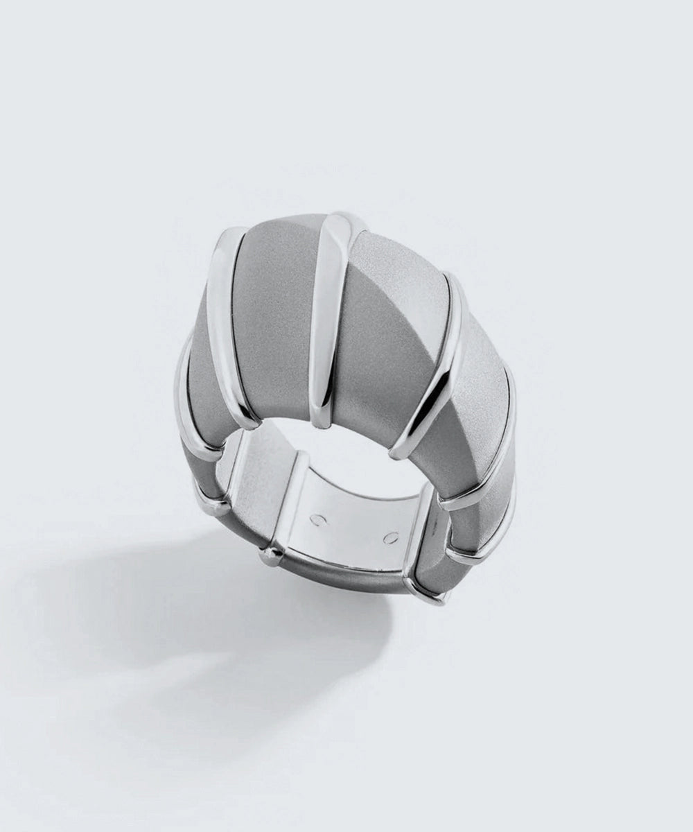 Ring Featuring A Gray Stone Centerpiece