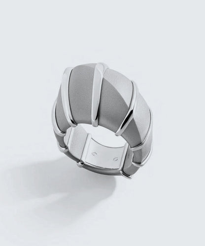 Ring Featuring A Gray Stone Centerpiece