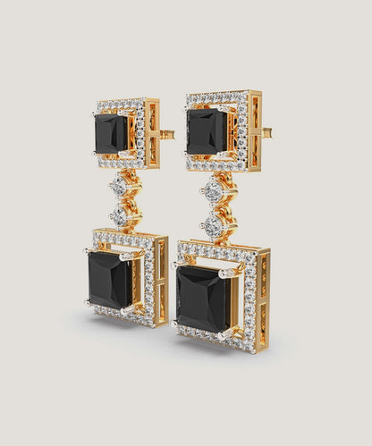 Stone Drop Earrings