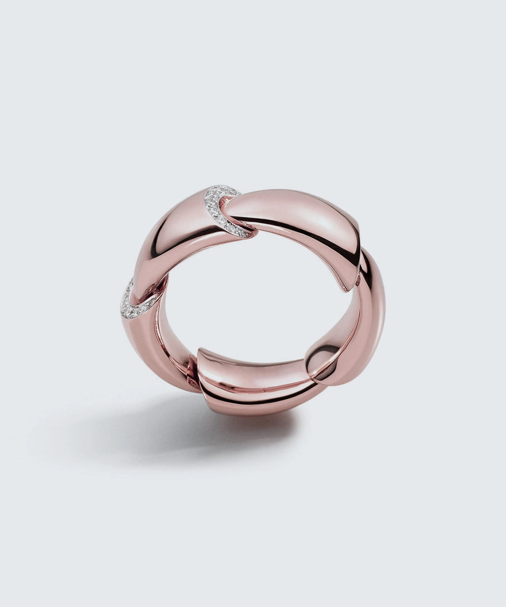 Modern Band For Effortless Style Diamond Ring