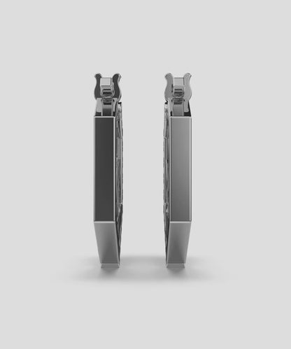 Sterling Huggie Earring