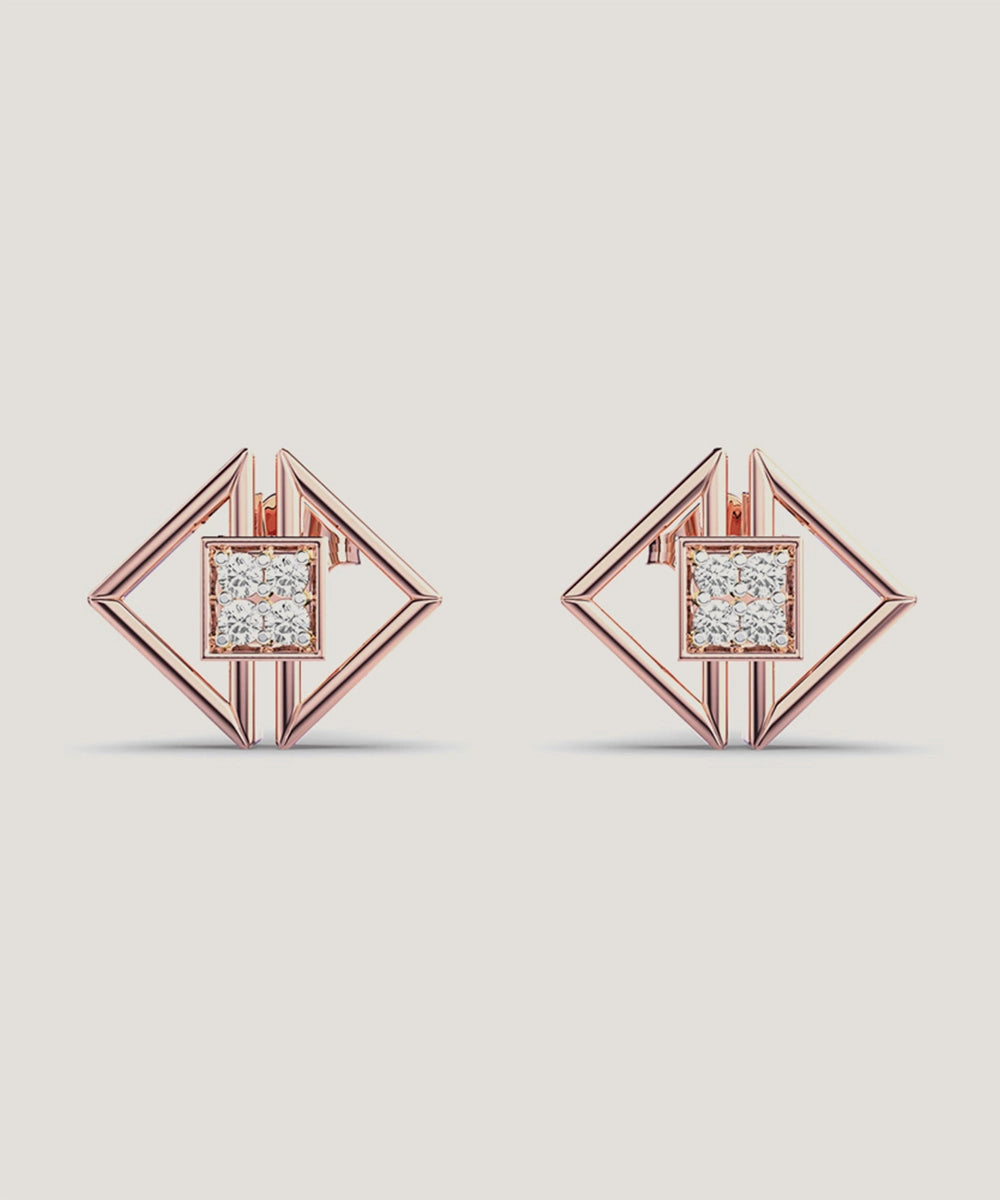 Triangle Stud Earrings