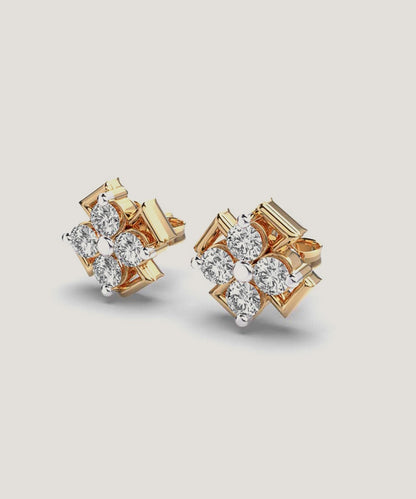 Solitaire Earrings For Women