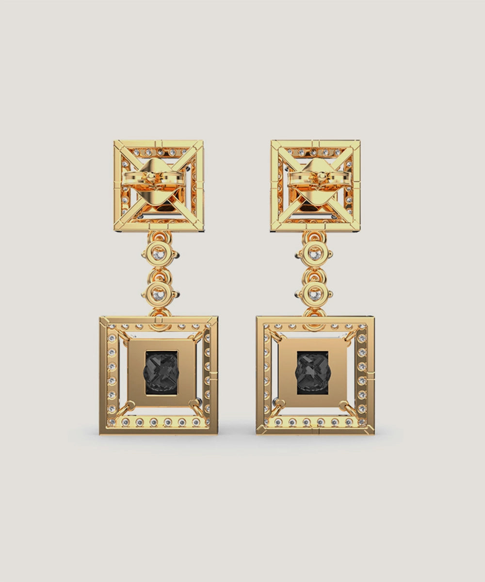 Stone Drop Earrings
