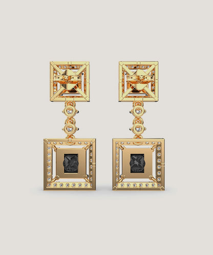 Stone Drop Earrings