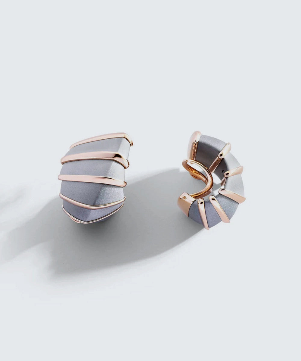 Gray Glow Minimalist Earrings For Effortless Elegance