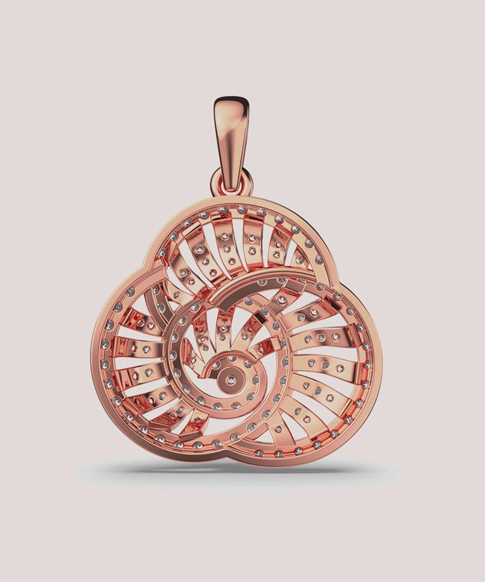 Diamond-Studded Pendant