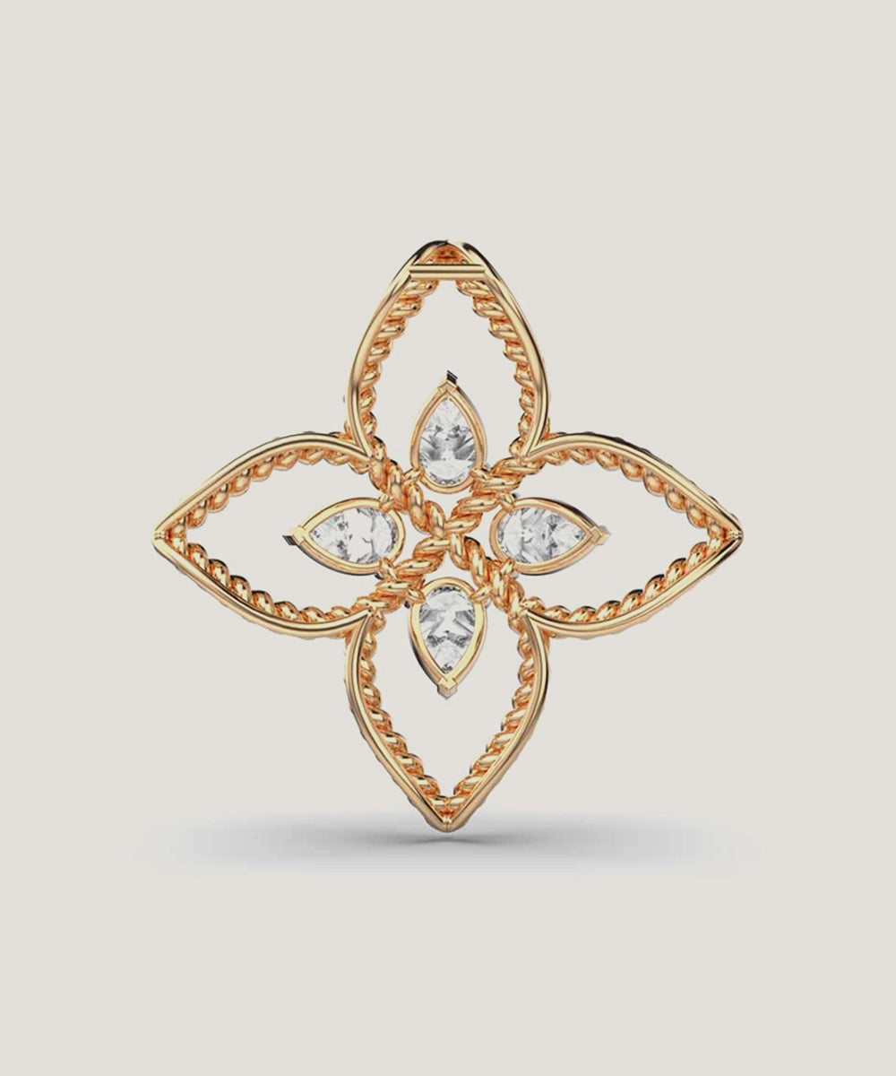 Flower Diamond Necklace