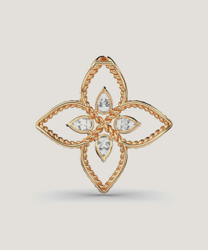 Flower Diamond Necklace
