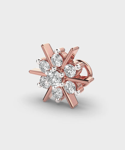 Diamonds And Gold Nosepin