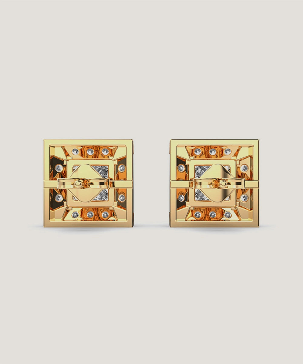 Metal Brass Cufflink For Men