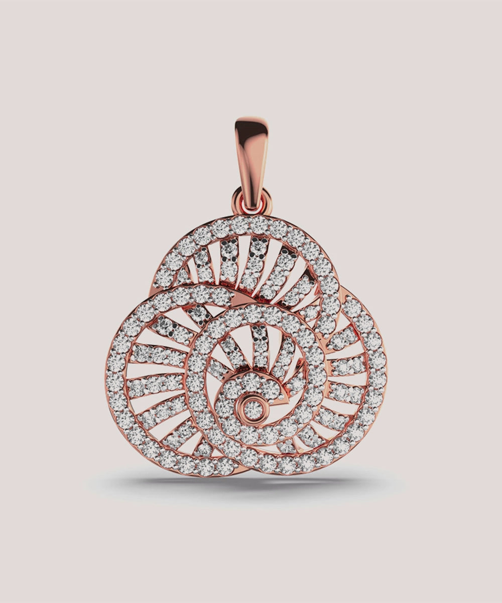 Diamond-Studded Pendant