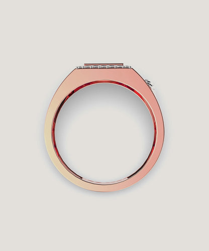 Men's Stone With Diamond Ring