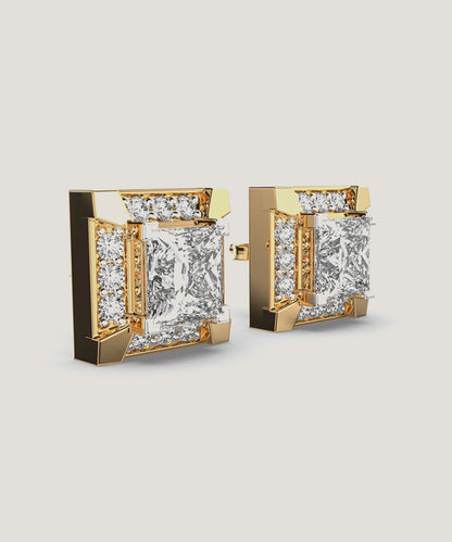 Metal Brass Cufflink For Men