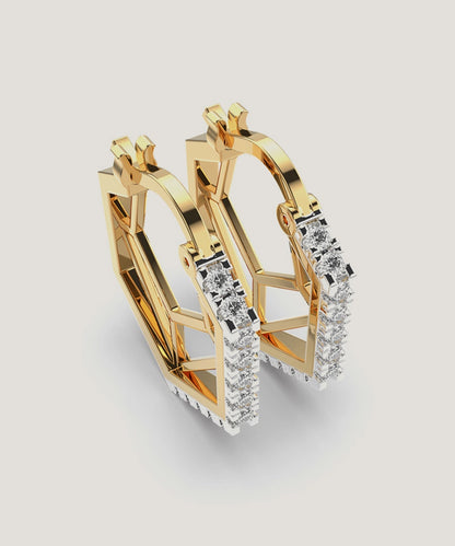 Sterling Huggie Earring