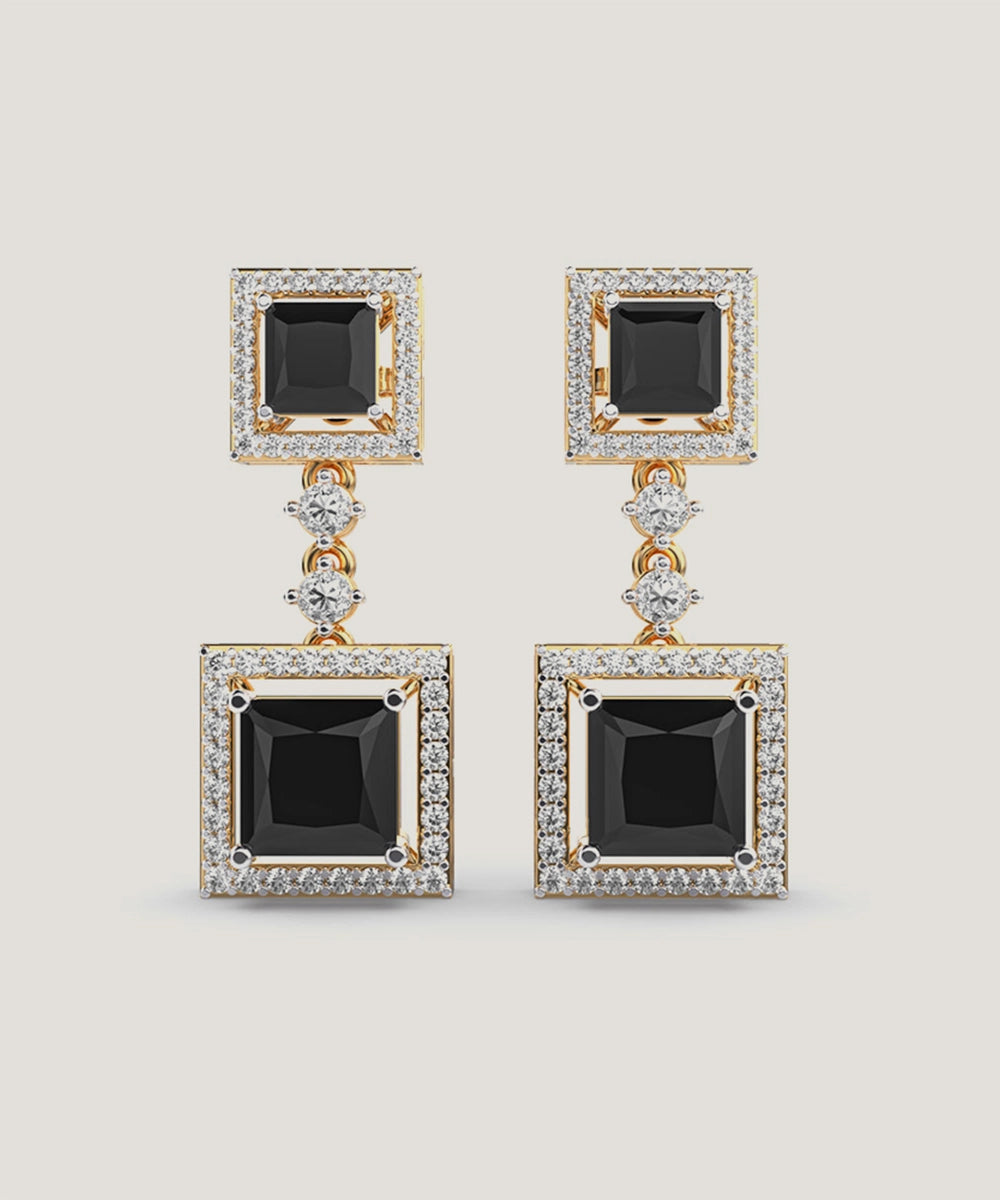 Stone Drop Earrings
