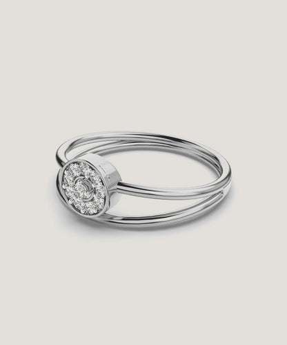 Pleasing Oval Diamond Ring