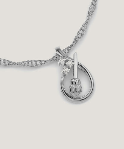Diamond & Pearl Pendant