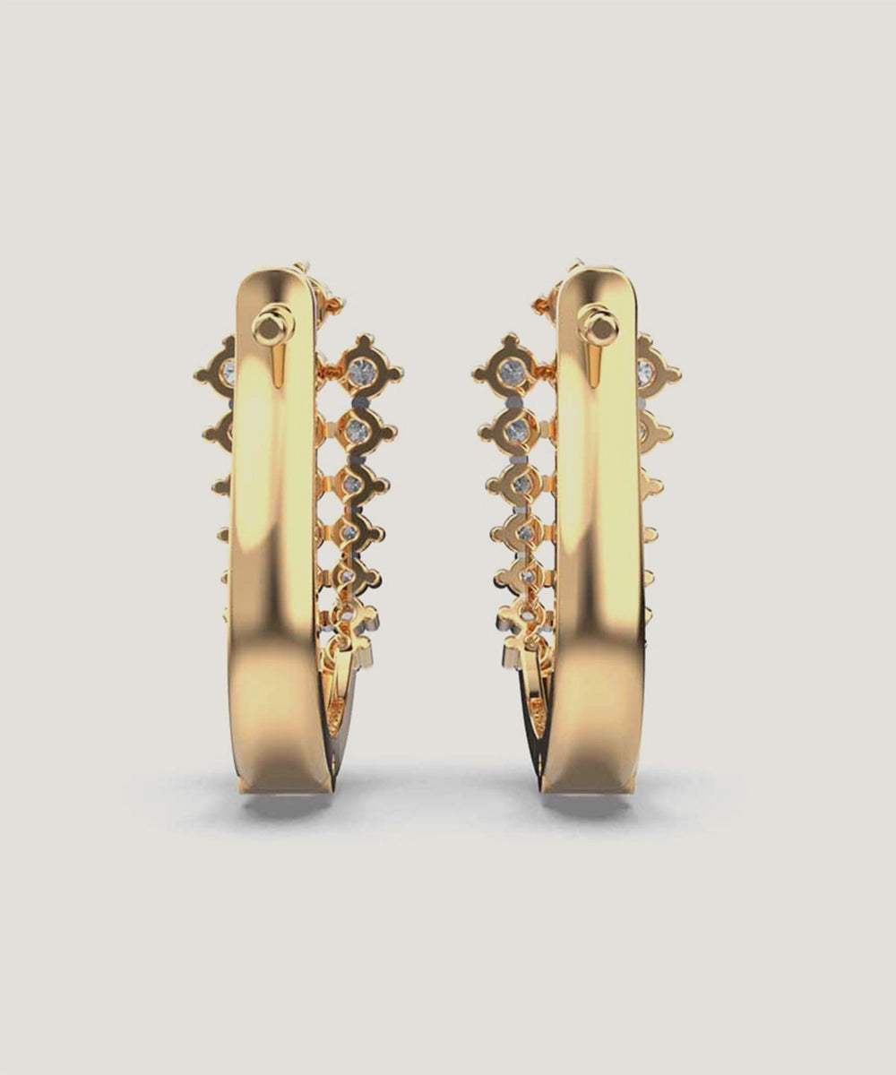 Women's Gold Hoop Earring