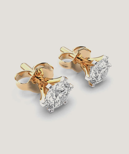 Single Stone Stud Earrings