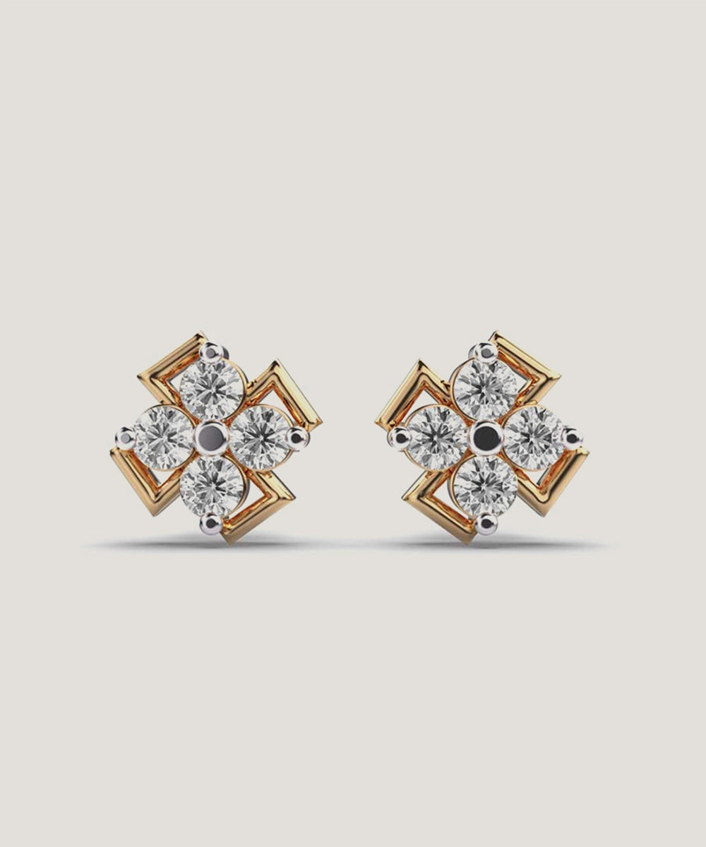 Solitaire Earrings For Women