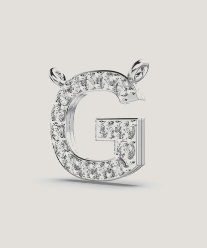 Diamonds Alphabet Letters Pendant
