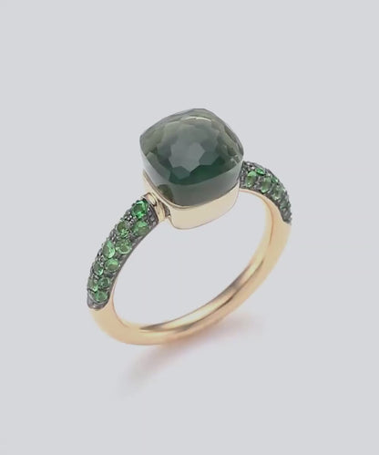 Rose Gold Multistone Ring